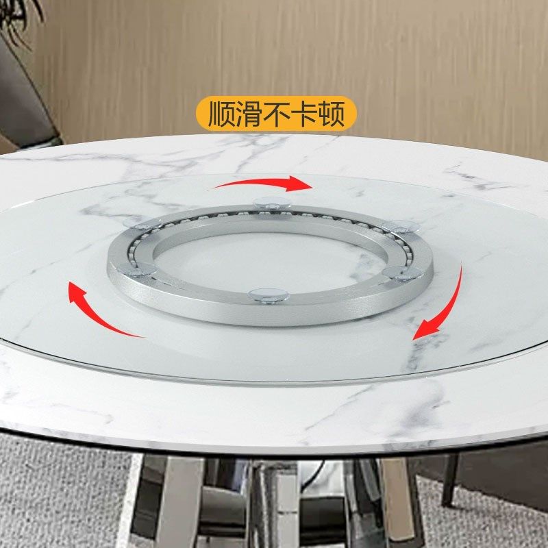吸盘铝合金餐桌转盘底座转芯消音轴承家用大理P石玻璃圆桌旋转圆,住宅家具,桌面/转盘,淘宝优惠券,粉丝福利购,淘宝优惠卷