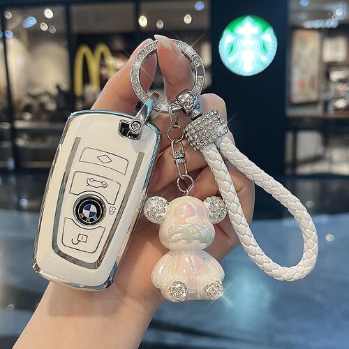 适用宝马车钥匙套新i5系3系X5L/iX3/X1系X6三五X7系320li包扣壳女
