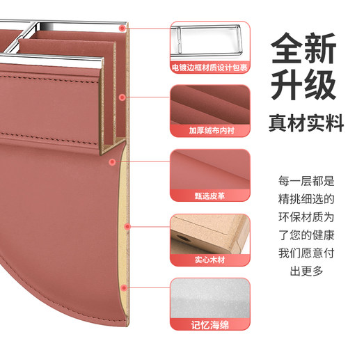 适用蔚来ET7/EC6/ES6/ES8汽车收纳盒L座椅缝隙夹缝储物盒内饰用品