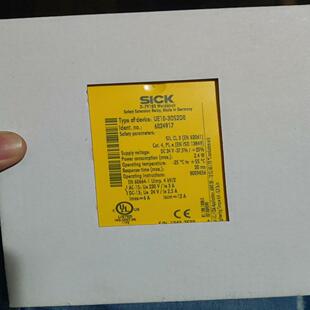 汇生 30S2D0 SICK UE10 议价 西克安全继电器