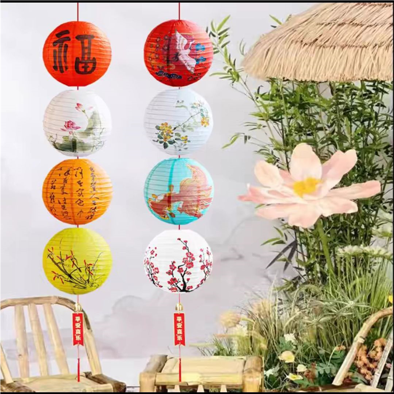围炉煮茶灯笼户外防水中国新年古风网红小院民宿装饰场景布置挂饰