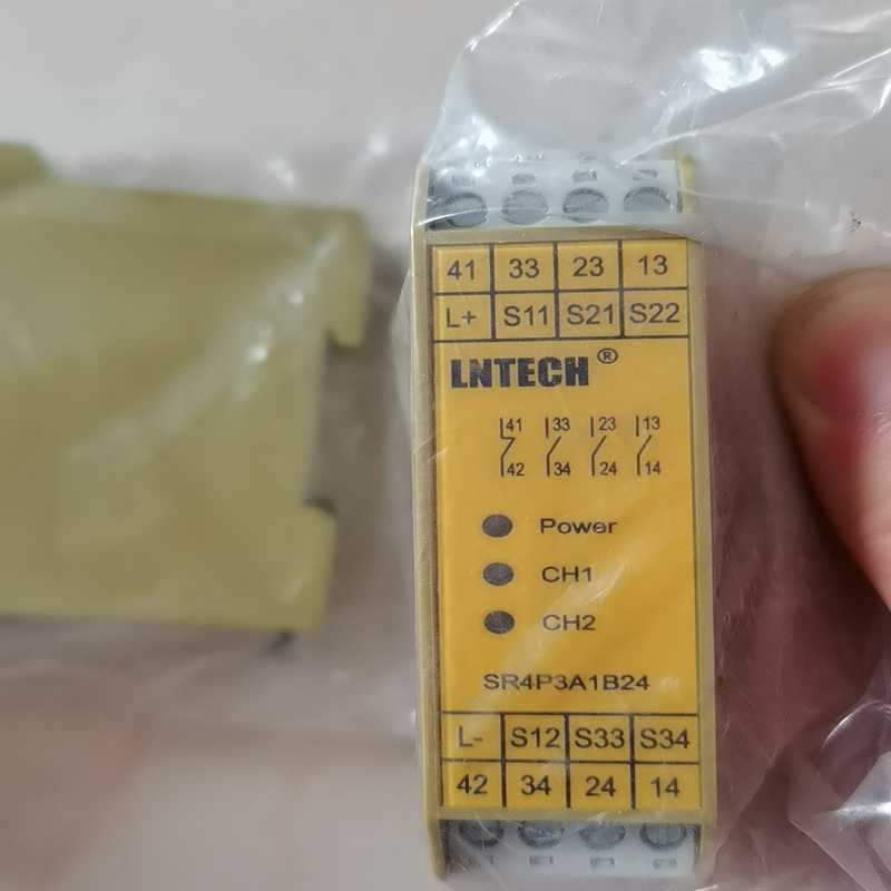 莱恩LNTECH光缆安全继电器SR4P3A1B24  24V(崽载电子)