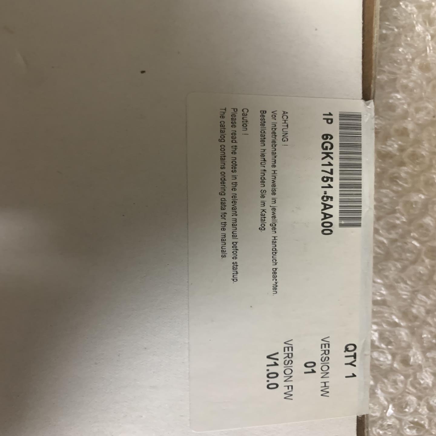 6GK1751-5AA00 未拆封，，顺丰(崽崽配件）