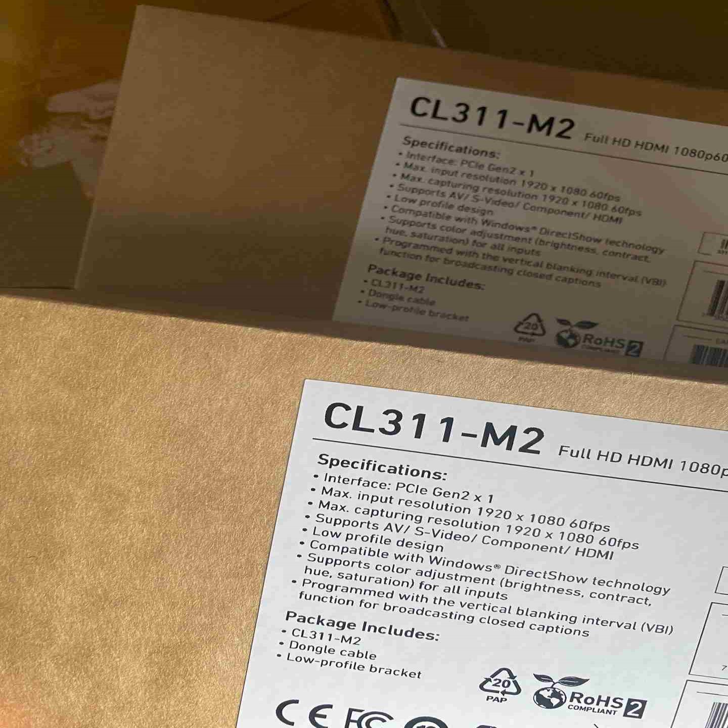 圆钢CL311-M2 HDMI高清采集卡售议价