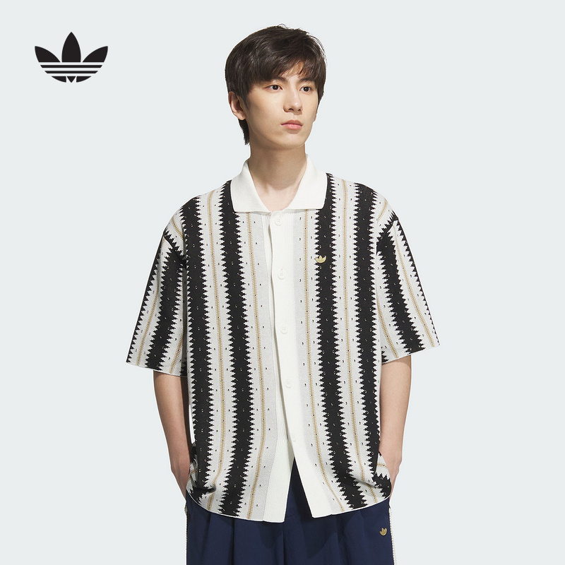 阿迪达斯 （adidas）（新品）2025秋男短袖衬衫 KE5833