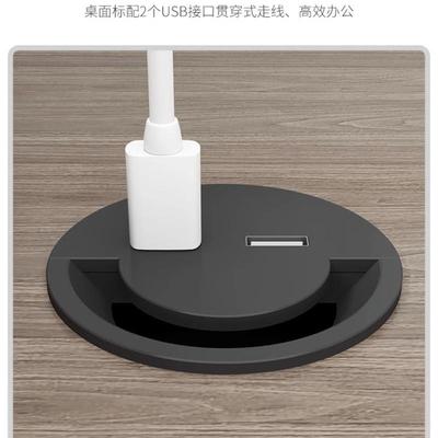 现代简约职员办公桌椅组合2/4/6人位员工财务办公桌隔断屏风卡桌