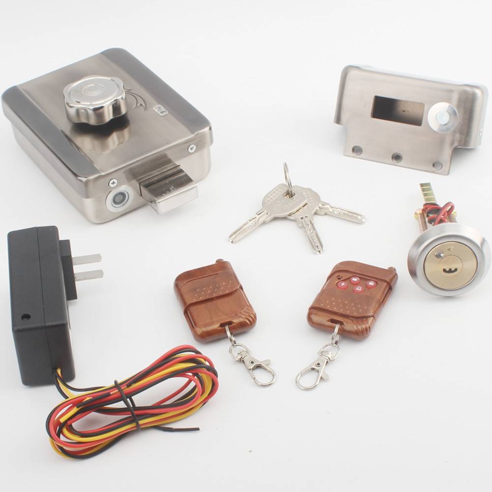 电机锁遥控锁无线遥控电子锁防盗暗门锁远距离遥控开锁门禁公寓锁