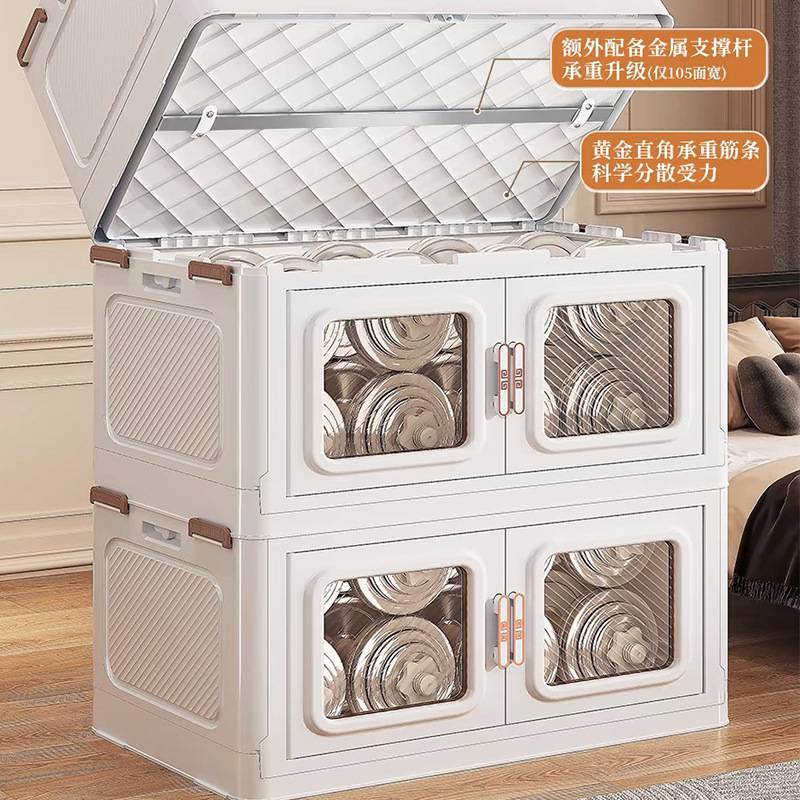 折叠衣服收纳柜特大号加厚家用免安装储物柜多层卧室衣柜置物架子