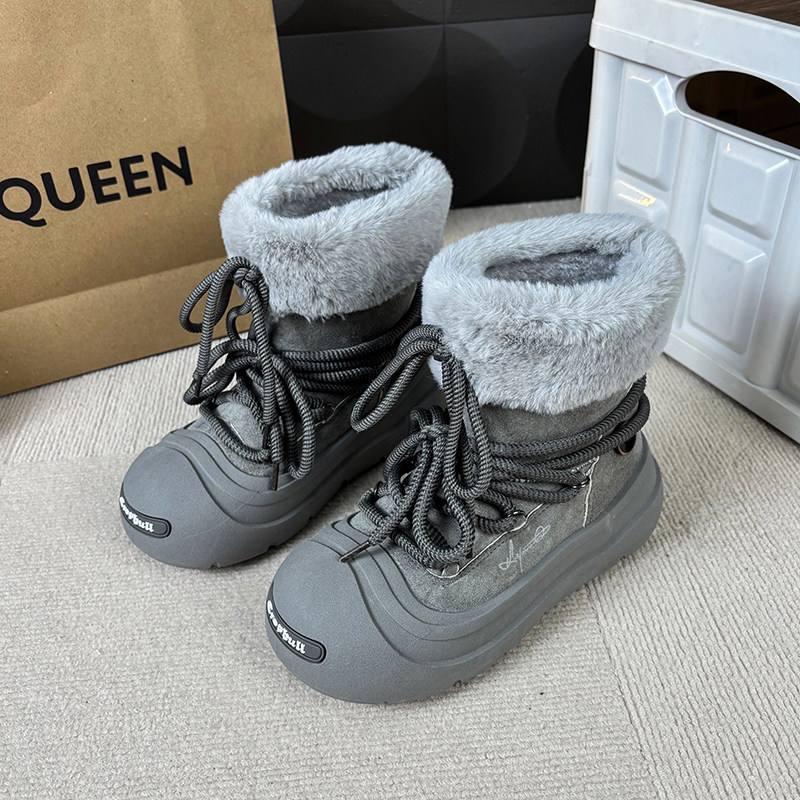 雪地靴男冬季加绒加厚男鞋高帮防寒保暖大头棉靴厚底东北大棉鞋,女鞋,时尚雪地靴,淘宝优惠券,粉丝福利购,淘宝优惠卷