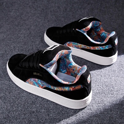 复古百搭面包鞋男休闲鞋板鞋男2025春季新款经典低帮舒适百搭板鞋