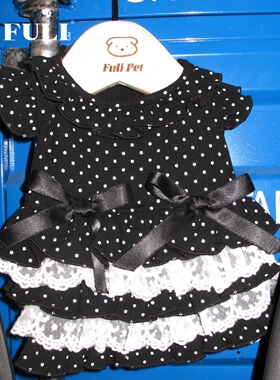 FULIPET「波点蛋糕裙」.朋克系列.西施犬马尔济斯比熊雪纳瑞