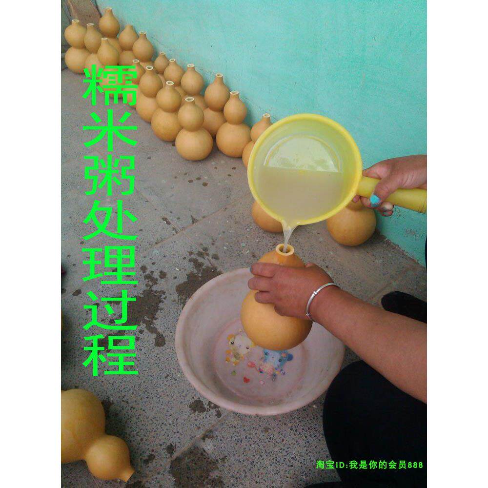 1物1图天然开口酒葫芦防渗济公装酒水壶杯瓶烙画风水用摆件带龙头