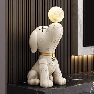 格比犬网红公仔电视柜旁型落地摆QUO件客厅高装饰档开大业乔迁礼