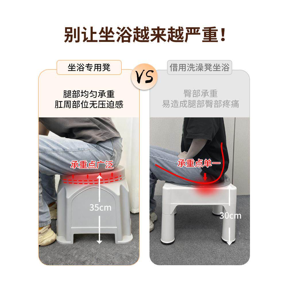 坐浴男女士专用股疮20399熏蒸泡药孕妇产痔妇老人薰洗屁盆带盆凳