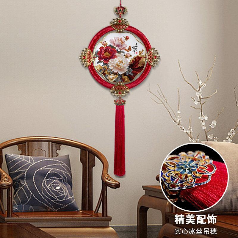 客厅沙发背景墙饰画画乔迁中结画 国 画挂件墙上TAS装装饰品新中