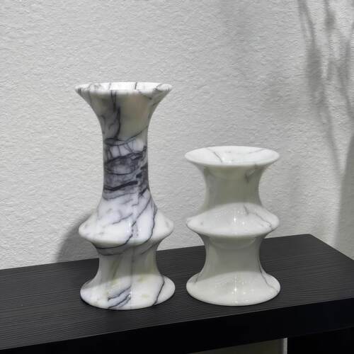 现会代简约高级所软装客EGC厅花茶几天然大理石摆件样品屋展示中
