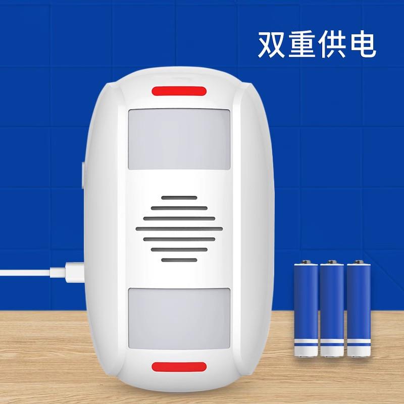 双向门前迎临迎宾器进店门欢M55-B光出去谢谢惠顾门铃定制内提示