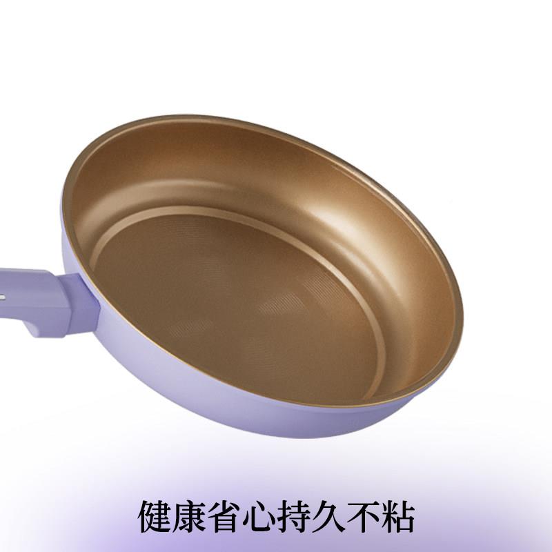 平底锅煎锅精不煎粘锅铁多功TIBORANG能深锅早餐煎锅体锅一家用