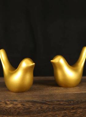 纯黄铜动物镇纸创意客厅书房桌面摆件零售文房书法铜压纸压条