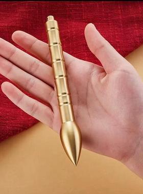 黄铜文昌笔挂件摆件钥匙扣书房办公室用金榜题名铜笔摆件