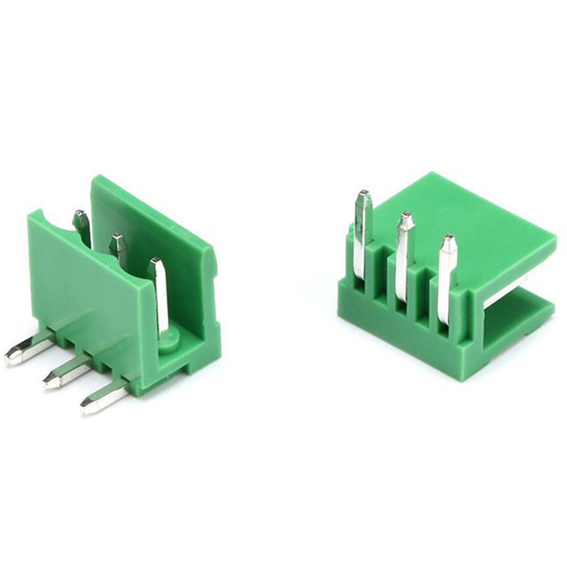 396R弯针插座接插件HT3.96-2/3/4/5/6/8P拔插式PCB接线端子3.96mm