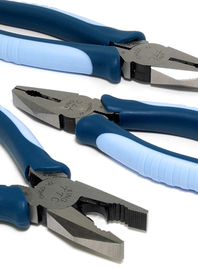 日本TTC角田TP-150 175 200进口钢丝钳电工老虎钳平口断线剪切钳