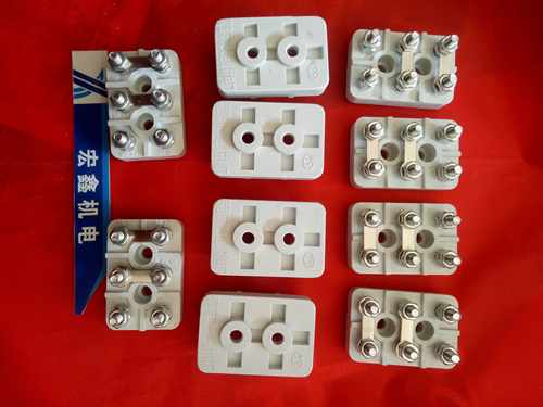 陶瓷单相电机接线柱 接线板 单相板 单相电机配件 厂家直销