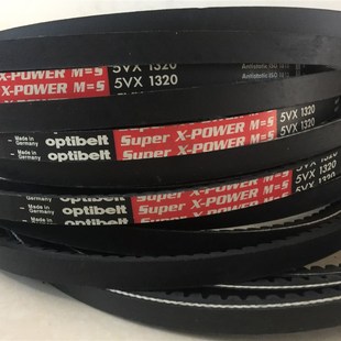Optibelt Super X-POWER 5VX1320进口德国欧皮特罗茨风机皮带1400
