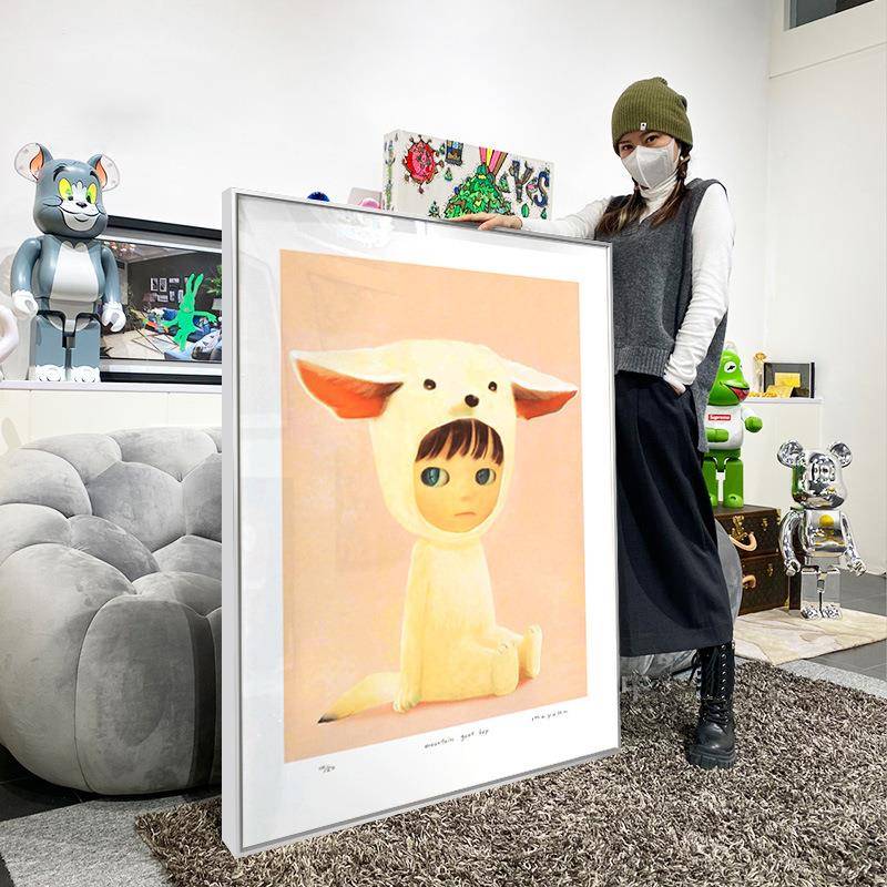 ayuaYaammotMo山本20220401麻友香潮款版画儿童房潮流装饰画k日式图片