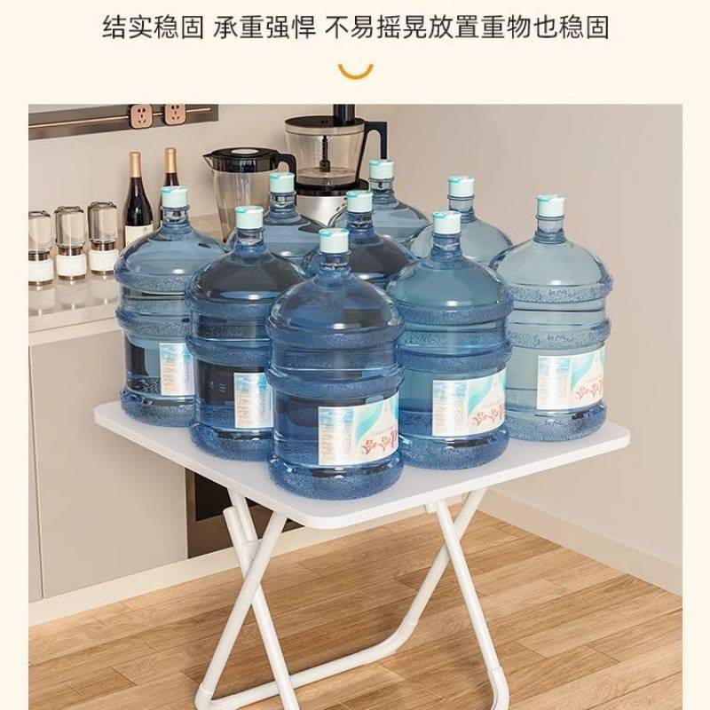 折叠桌子餐桌家用小户型吃饭四方桌阳台圆桌便携饭桌简易桌椅套装