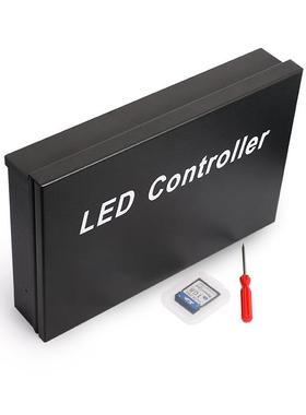 T-800AC幻彩灯带可C编栏程控制器T-8000AC08路跑马流水智能防雨点