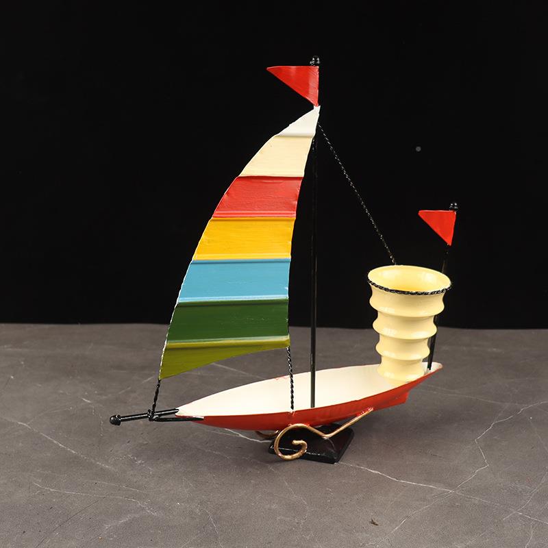 一帆工风顺1225帆船创摆件手艺品客厅书房办公室意筒橱窗装饰品笔