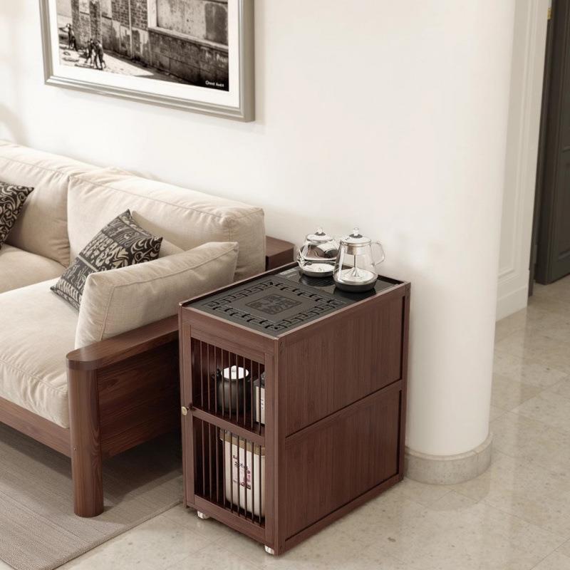 202一5新款移动茶台水壶体家用茶桌客厅沙发几烧茶边DQR几茶水柜