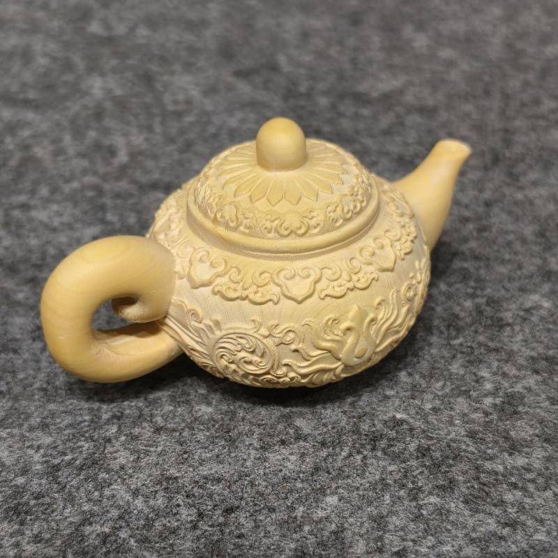 小叶黄杨手把壶木雕刻把玩手把实esSacdsZ木手艺文玩工品摆件雕新