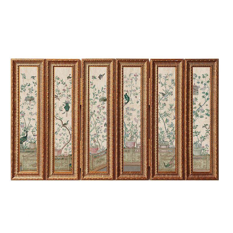 MO8中式古典复古屏风饰花F766J798美鸟2客厅装画式法小赵之吴