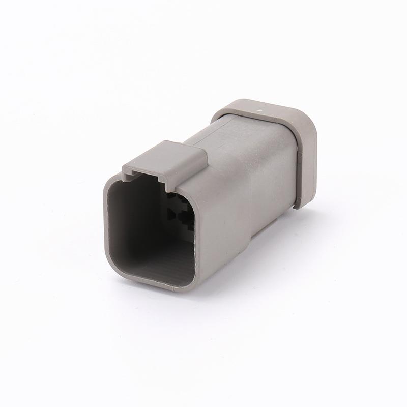 T4-6IIAP-E0030德驰连接器带盖挖掘D机线束接对接插头DT062-S-CE0