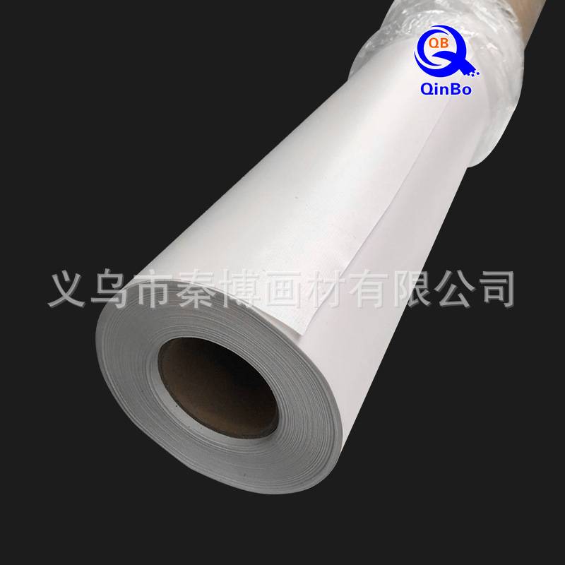 壁布弱溶剂高光油画布化纤布大宽幅拼接基材 油性墨水UV现货