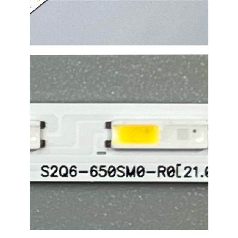 2条*65寸S248155Q6-650S-R064灯双接口M双色LED背光灯条铝0板