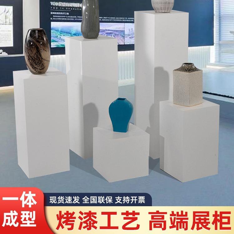 烤漆展示台立柱中岛厨道具底座地737台商业台会展柜陈窗列示架展
