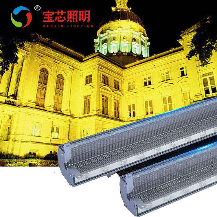 led三双面大光直角洗墙灯BX-XQD-1工程防水36w发酒店厦桥梁面侧发