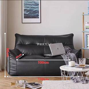 新款懒人沙发上榻榻PET米网红豆袋人类狗窝沙发小户出租型屋地沙