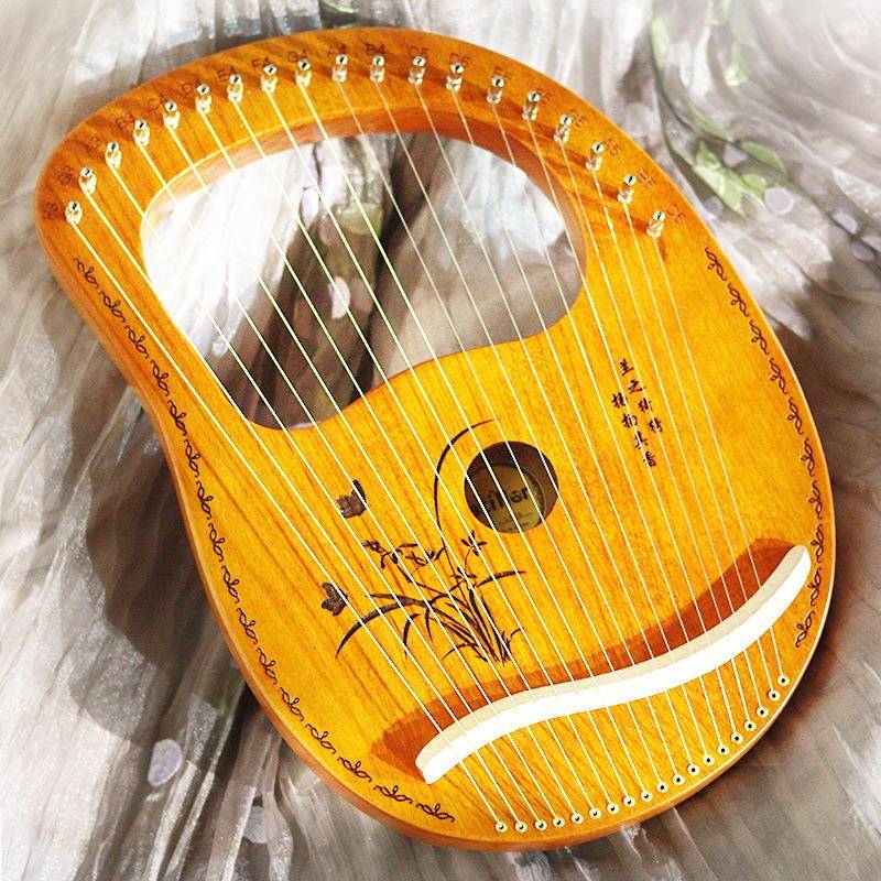 单板1莱雅琴易学乐器1莱雅琴16琴9音9小竖琴便携式里弦拉琴lyre琴