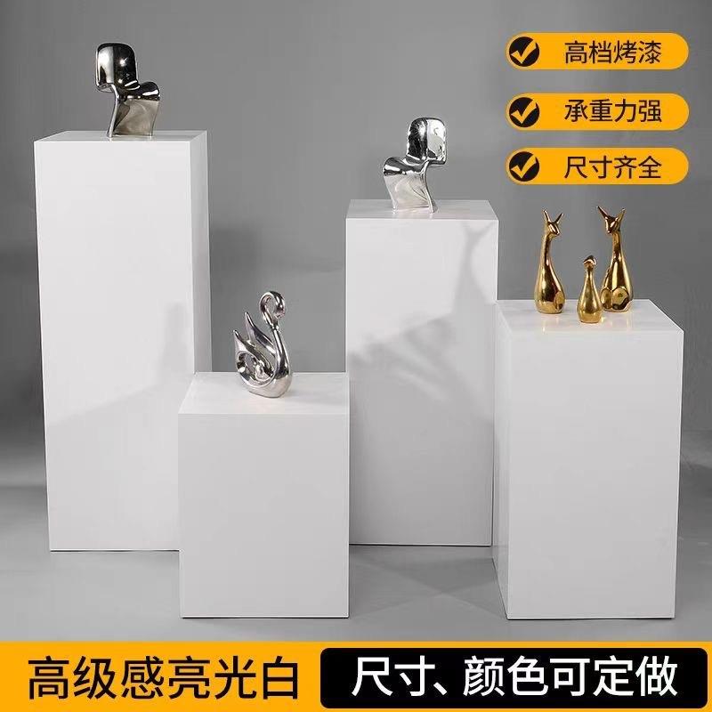 展台示台摆件地推橱木长方体促销制烤漆产窗展品模特底座高无品牌