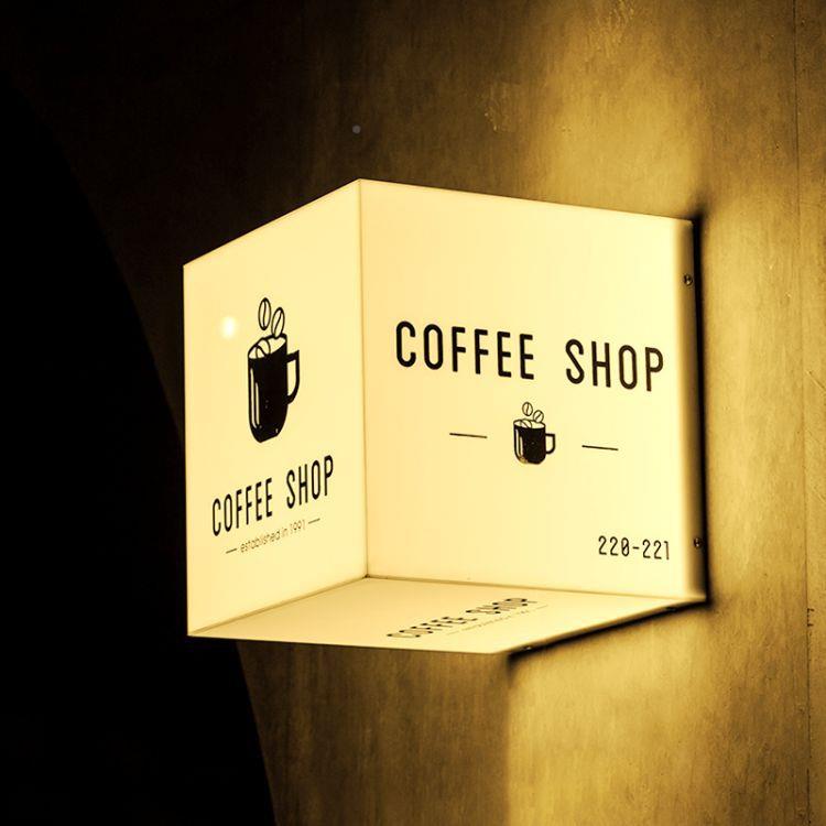 亚克力门店店发光卡布灯箱户外牌广亚克力发挂墙门头简易招墙上面