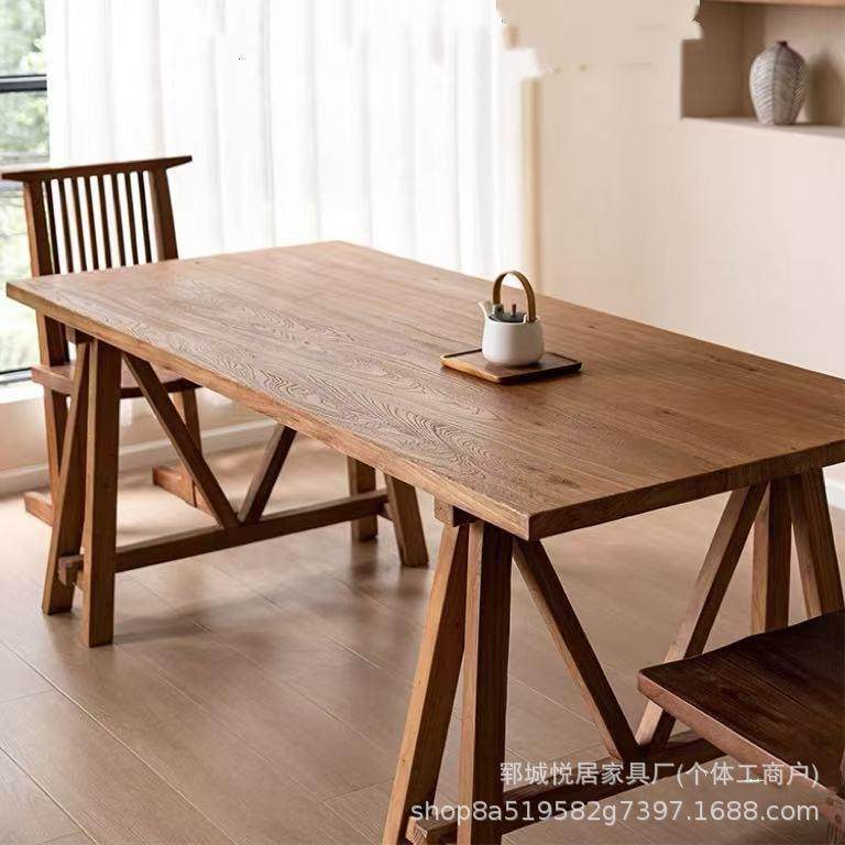 新中老榆木厅茶桌实木长老门板WLP条办公式会议桌家用客待客茶台,电子元器件市场,其它元器件,淘宝优惠券,粉丝福利购,淘宝优惠卷