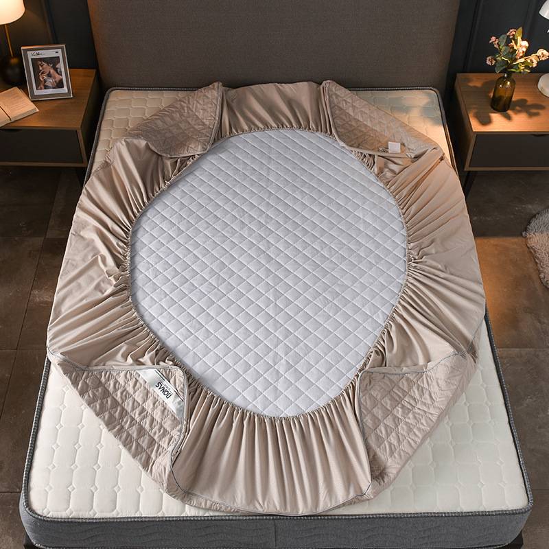 1F31F3隔尿防水床笠单件加厚夹棉全包床罩席梦思床垫保护套赵之吴