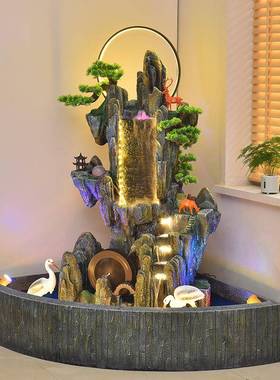 假山喷泉水摆件循水户外庭院装饰鱼2175-217流景池水系观花园造景