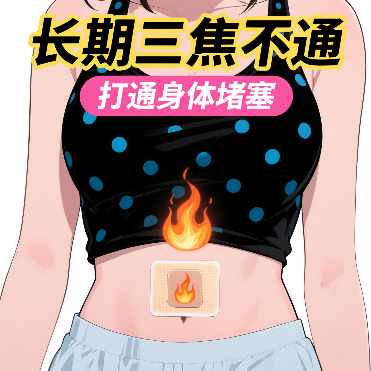爱上火/湿气重/又体寒/上热下寒中焦淤堵虚不受补三焦祛湿通焦