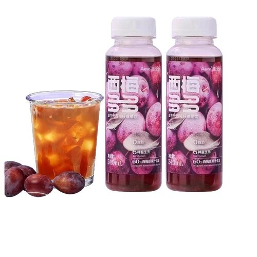 成分日记西梅多多纤维果饮0脂成分日记汁益生元浓缩果汁饮品240ml