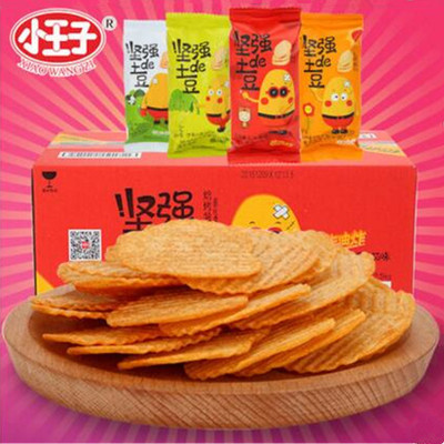 12月小王子坚强的土豆仔非油炸焙烤薯片办公室休闲食品整箱2.5kg
